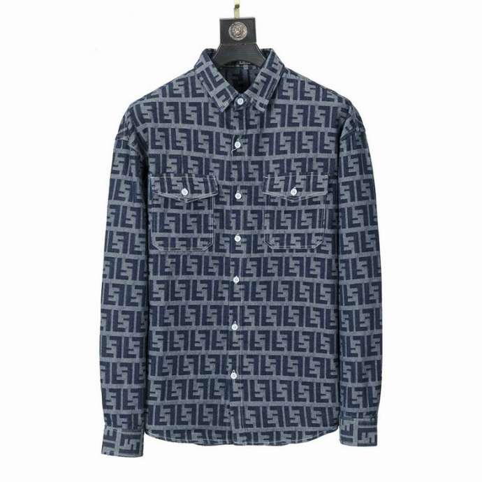 Picture of Fendi Shirts Long _SKUFendiM-3XL14mn1421463